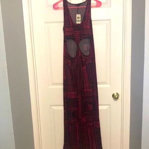 NWT Maxi dress with cut outs